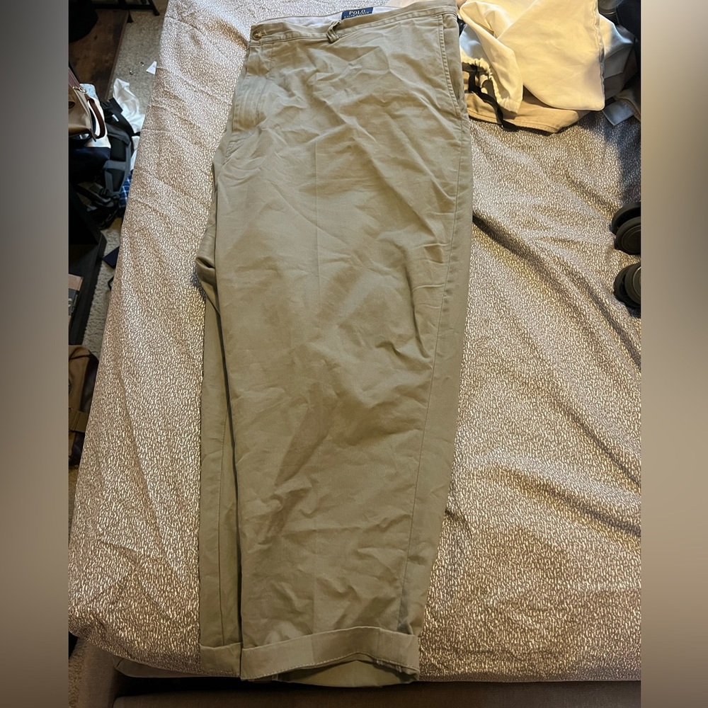 Gray Ralph Lauren Chinos.